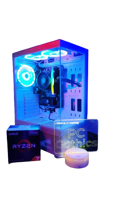 PC Ryzen 7 + 16 GB RAM + SSD 1 TB + Combo monitor, teclado y mouse - (PC Hidalgo)