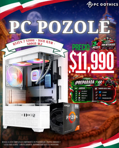 PC Pozole - Ryzen 7 5700G + 16GB RAM + 500GB M.2
