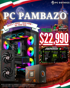 PC Pambazo - Ryzen 5 8400F + 16GB RAM + RX 9060 8GB