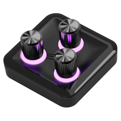 HUB COOLER MASTER (MHKB03AA22) MASTERHUB 3XKNOB MODULE,NEGRO,3 PERILLAS-1