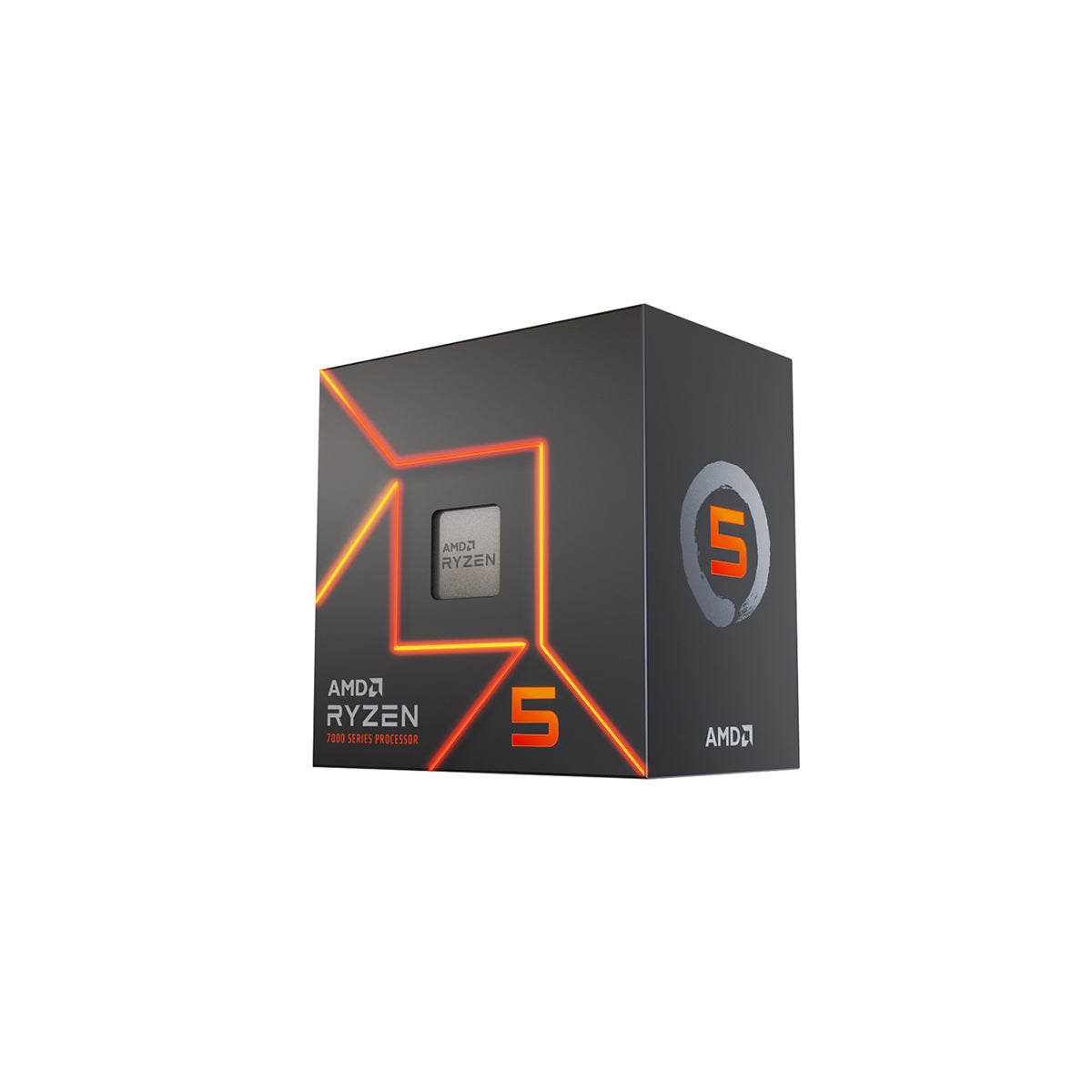 PROCESADOR AMD (100-100001015BOX) RYZEN 5 7600 S-AM5, 6 CORE 3.8 GHZ, 65W, C/GRAFICOS, C/FAN