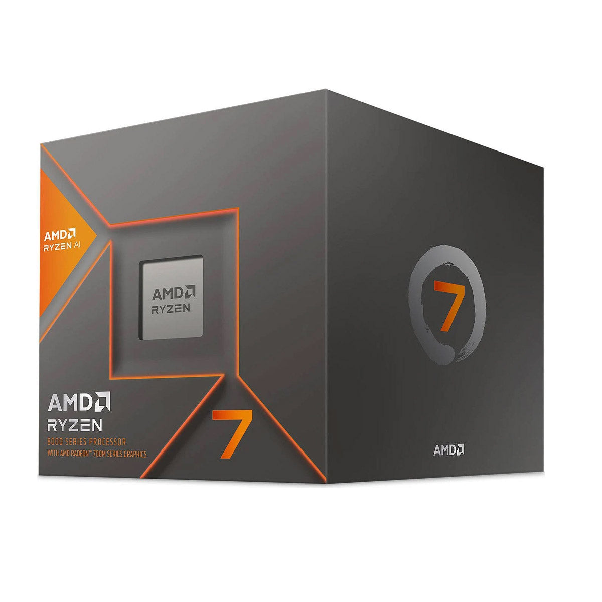 PROCESADOR AMD (100-100001236SBX) RYZEN 7 8700G W S-AM5, 8 CORE 4.2 GHZ, 65W, C/GRAFICOS, C/FAN-1