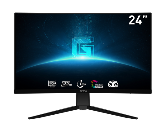 MONITOR LED MSI 24" 1920X1080 FULL HD, CURVO, 180 HZ,
