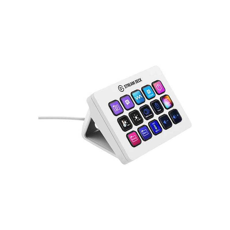 TECLADO P/STREAMING ELGATO (10GBA9911) STREAM DECK MK.2,15 TECLAS,BLANCO-1