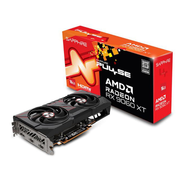 TARJETA DE VIDEO SAPPHIRE (11350-03-20G) PULSE RX 9060 XT, 16GB DDR6, 2*HDMI, 1*DP-1