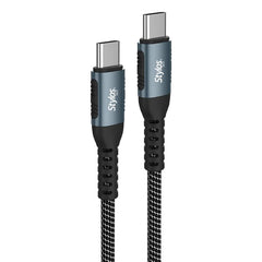 CABLE STYLOS STACC01B USB-C MACHO-USB-C MACHO, CARGA RAPIDA, 2M, 100W, NEGRO