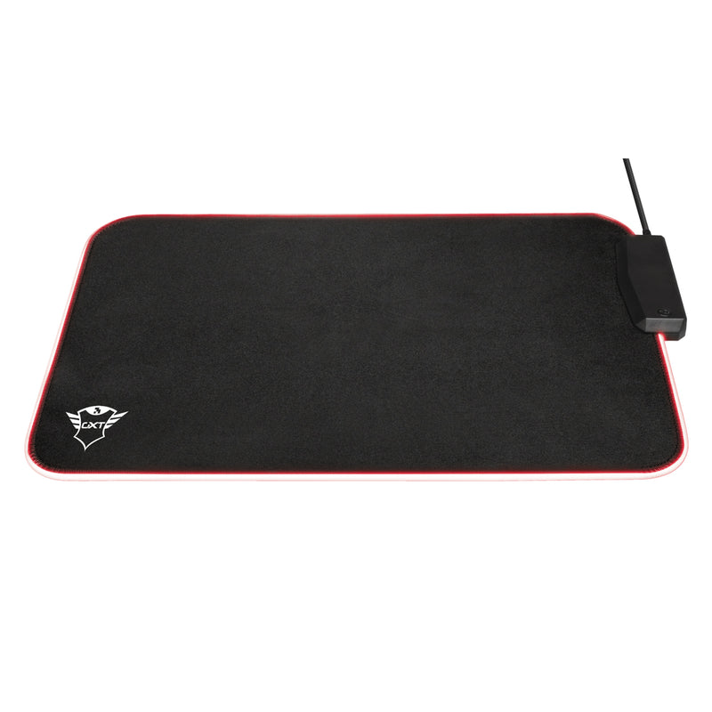 MOUSE PAD TRUST GXT (23646) 765 GLIDE FLEX RGB, BORDES CON ILUMINACION RGB, 4 USB+D66-1