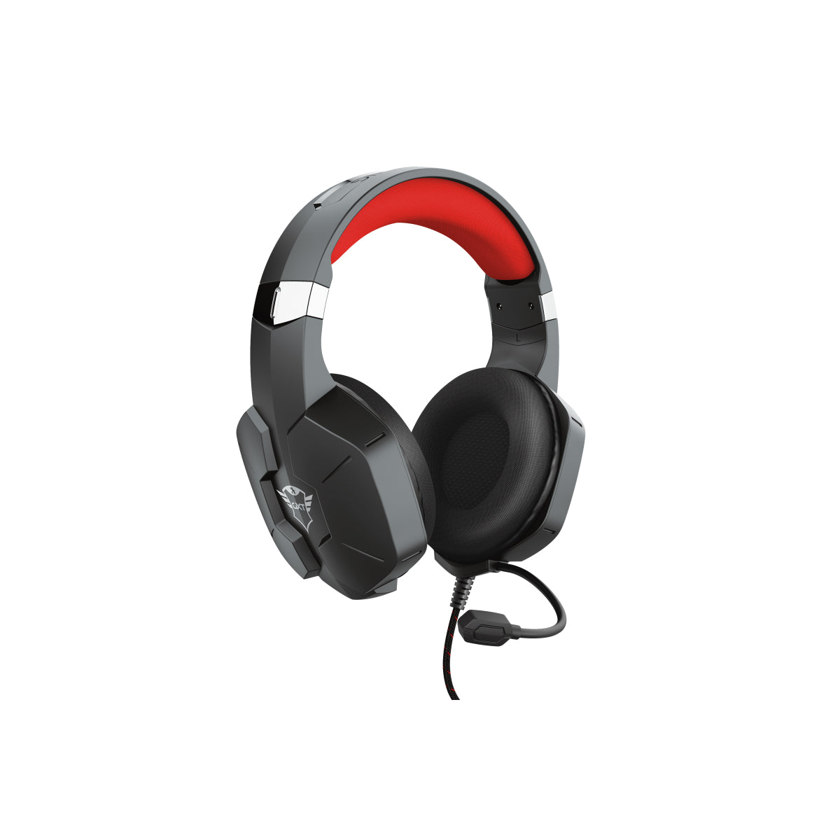 AUDIFONOS TRUST GXT (23652) 323 CARUS GAMING HEADSET BLACK, 3.5MM*2