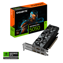 TARJETA DE VIDEO GIGABYTE (GV-N5050OC-8GL) RTX 5050, 8GB GDDR6,PCIE 5.0,2*HDMI,2*DP,3FAN-1