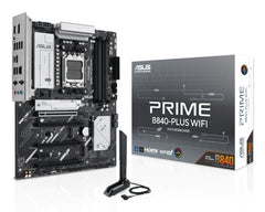 MOTHERBOARD ASUS (PRIME B840-PLUS WIFI) SOCKET AM5,4*DDR5,HDMI,DP,PCIE-4.0,WIFI6E, ATX