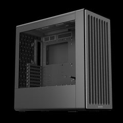 GABINETE HAVN (BF 360 BLACK) MEDIA TORRE, CRISTAL TEMPLADO, NEGRO