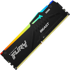 MEMORIA DIMM DDR5 KINGSTON KF556C40BBA-16 FURY BEAST RGB 16GB 5600MHZ