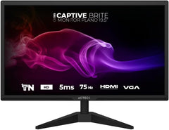 MONITOR 19.5" ACTECK (AC-939409) CAPTIVE BRITE CB195,1440*900,75HZ,1MS,NEGRO-1
