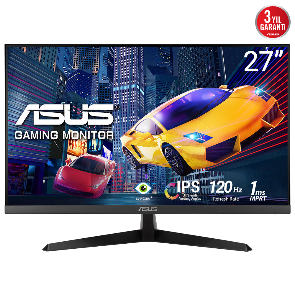 MONITOR LED ASUS 27" (VY279HGR) EYE CARE,1920X1080,120HZ,1MS,IPS,HDMI,VGA,ADAPTIVE SYNC