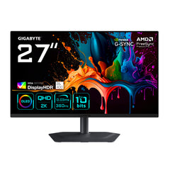 MONITOR OLED GIGABYTE 27" (MO27Q3) GAMING,2560 X 1440 QHD,PLANO 360HZ,2*HDMI,DP,0.03MS,PANEL QD-OLED