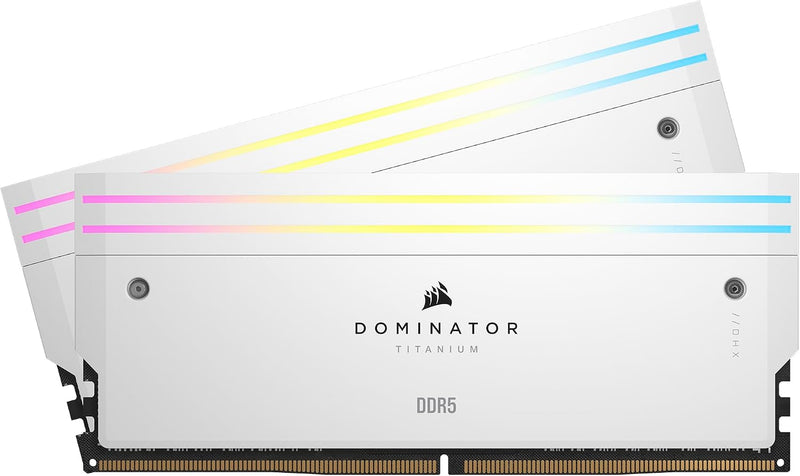 MEMORIA DDR5 CORSAIR DOMINATOR TITANIUM RGB 32GB BLANCO