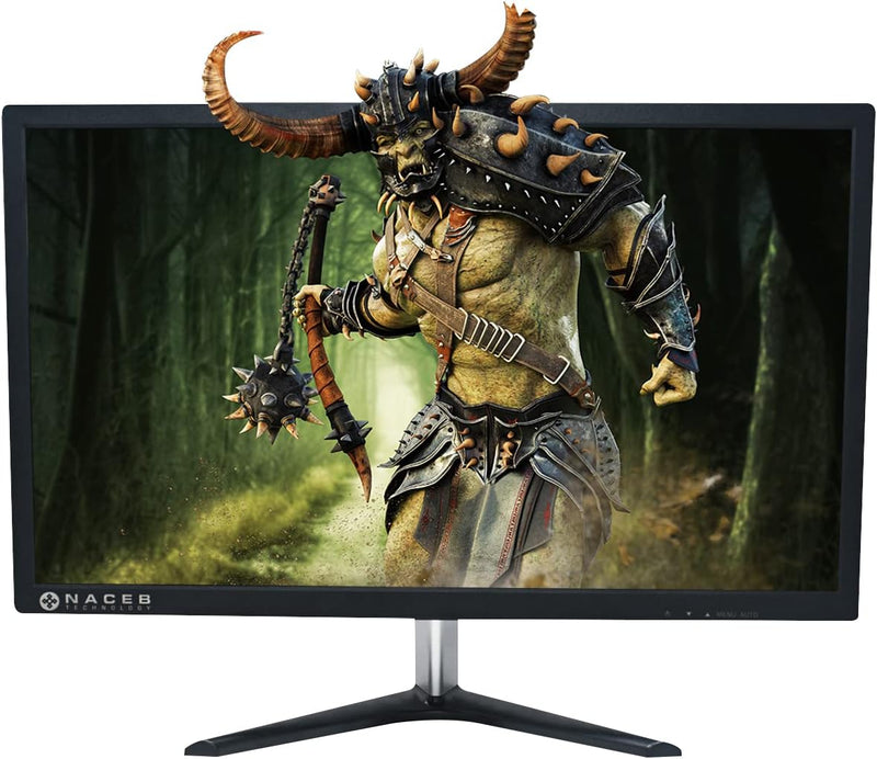 MONITOR LED 21.5" NACEB (NA-628) 1920/1080 FULL HD, 60 HZ, VGA + HDMI, NEGRO.-1