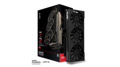 TARJETA DE VIDEO XFX (RX-97SWFB3B9) SWIFT RADEON RX9070 OC, 16GB, 2210MHZ, 3*DP, HDMI, 3*FAN, NEGRO-1