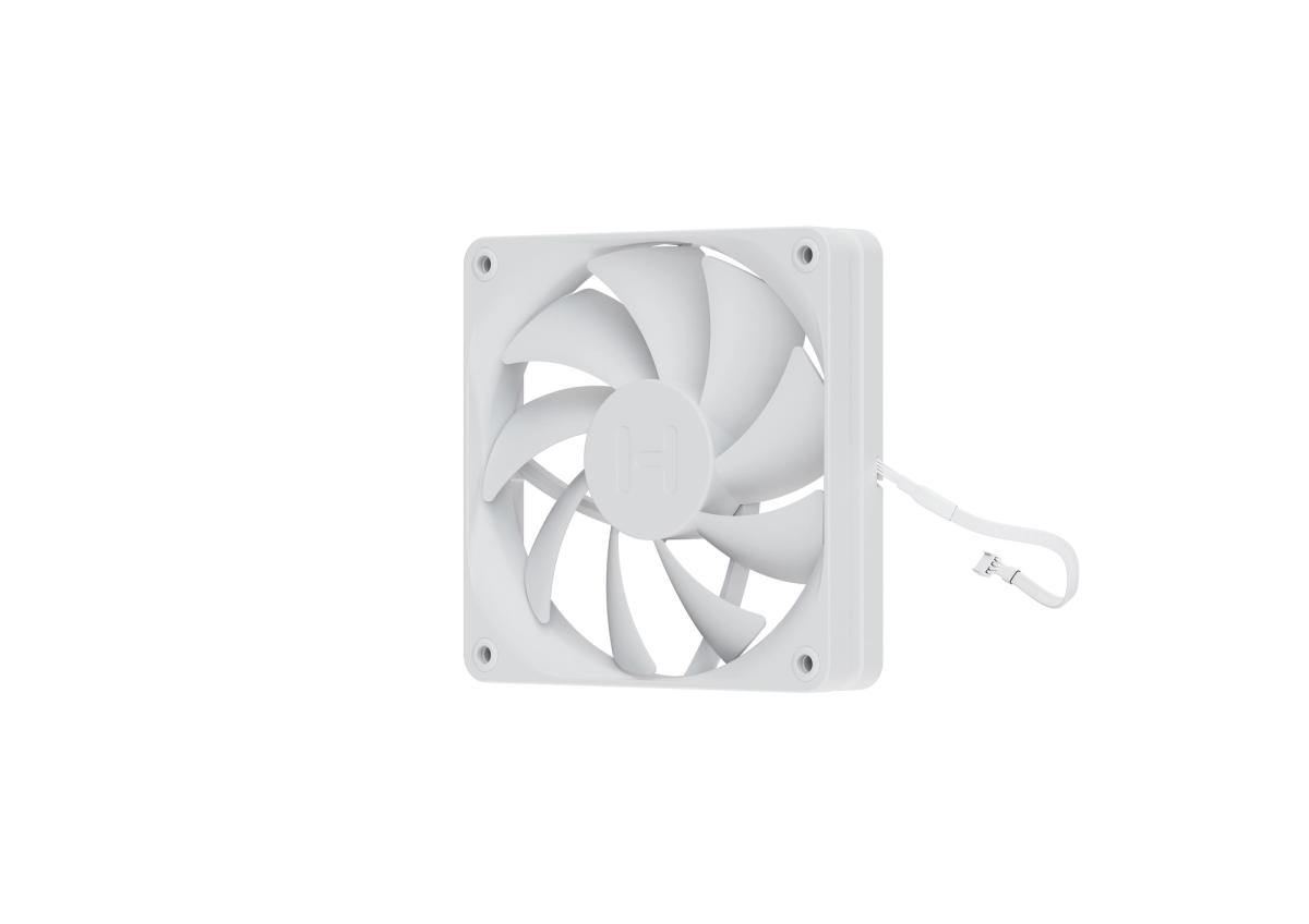 VENTILADOR P/GABINETE HYTE (FAN-HYTE-FA12-WW-4) FA12 120MM PWM FAN 4 PACK,SNOW WHITE/BLANCO