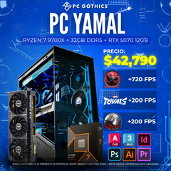 PC Ryzen 7 8700F + 32GB DDR5 + RX 9070XT 16 GB-1