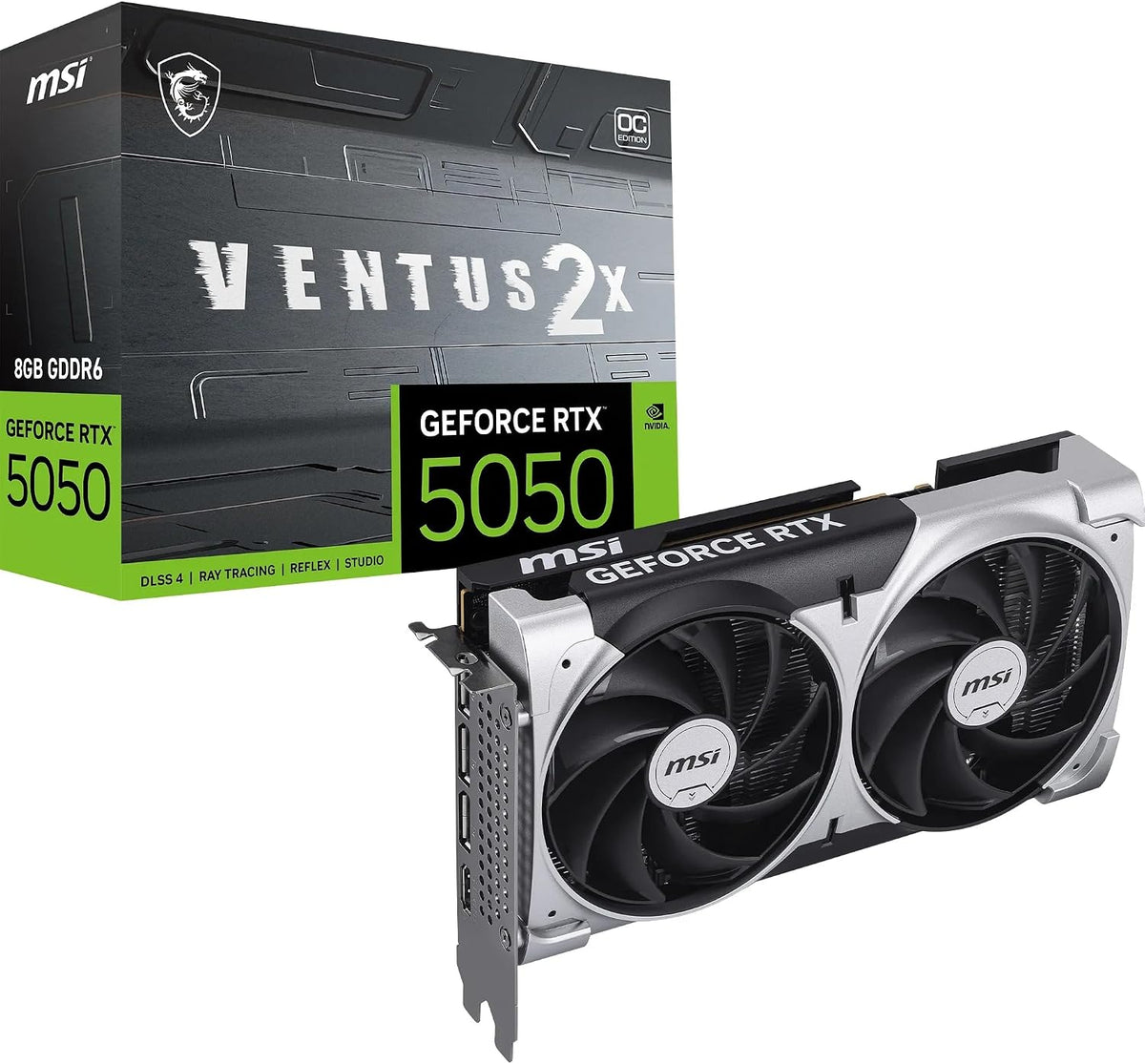 TARJETA DE VIDEO MSI RTX 5050 8G VENTUS 2X OC