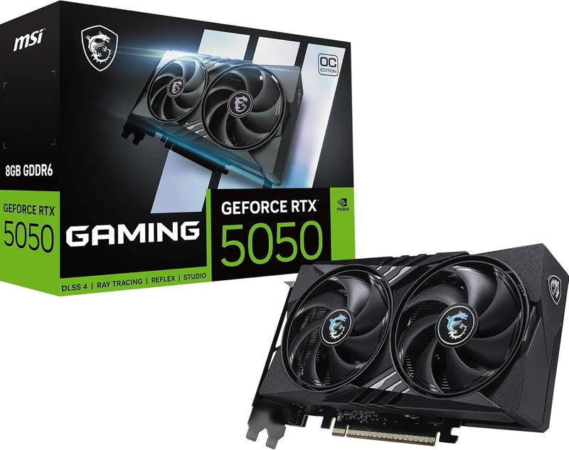 TARJETA DE VIDEO MSI RTX 5050 8G GAMING OC