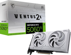 TARJETA DE VIDEO MSI RTX 5060 TI 8G VENTUS 2X OC WHITE PLUS