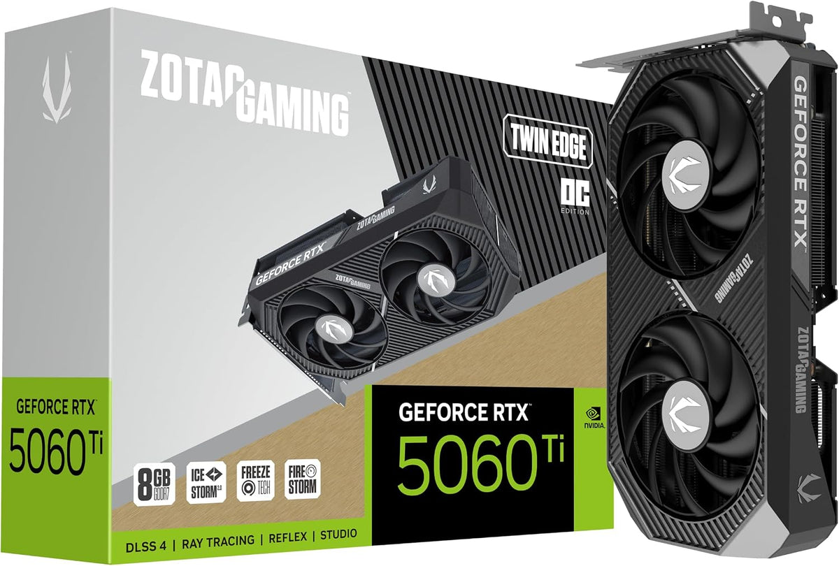 TARJETA DE VIDEO ZOTAC RTX 5060TI TWIN EDGE OC 8GB