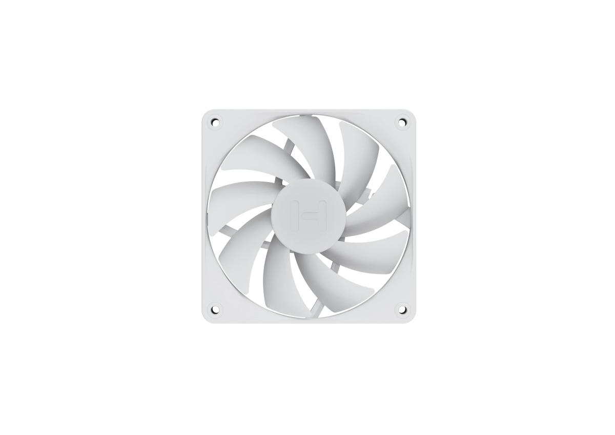 VENTILADOR P/GABINETE HYTE (FAN-HYTE-FA12-WW-4) FA12 120MM PWM FAN 4 PACK,SNOW WHITE/BLANCO-3