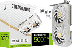 TARJETA DE VIDEO ZOTAC RTX 5060TI TWIN EDGE OC WHITE 16GB