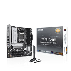 MOTHERBOARD ASUS (PRIME B840M-A WIFI-CSM) SOCKET AM5,4*DDR5,HDMI,2*DP,WIFI6E, MICRO ATX