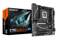 MOTHERBOARD GIGABYTE (Z790 EAGLE AX) SOCKET 1700,4*DDR5 5600MHZ,HDMI,DP,WIFI6E,BT 5.3,ATX
