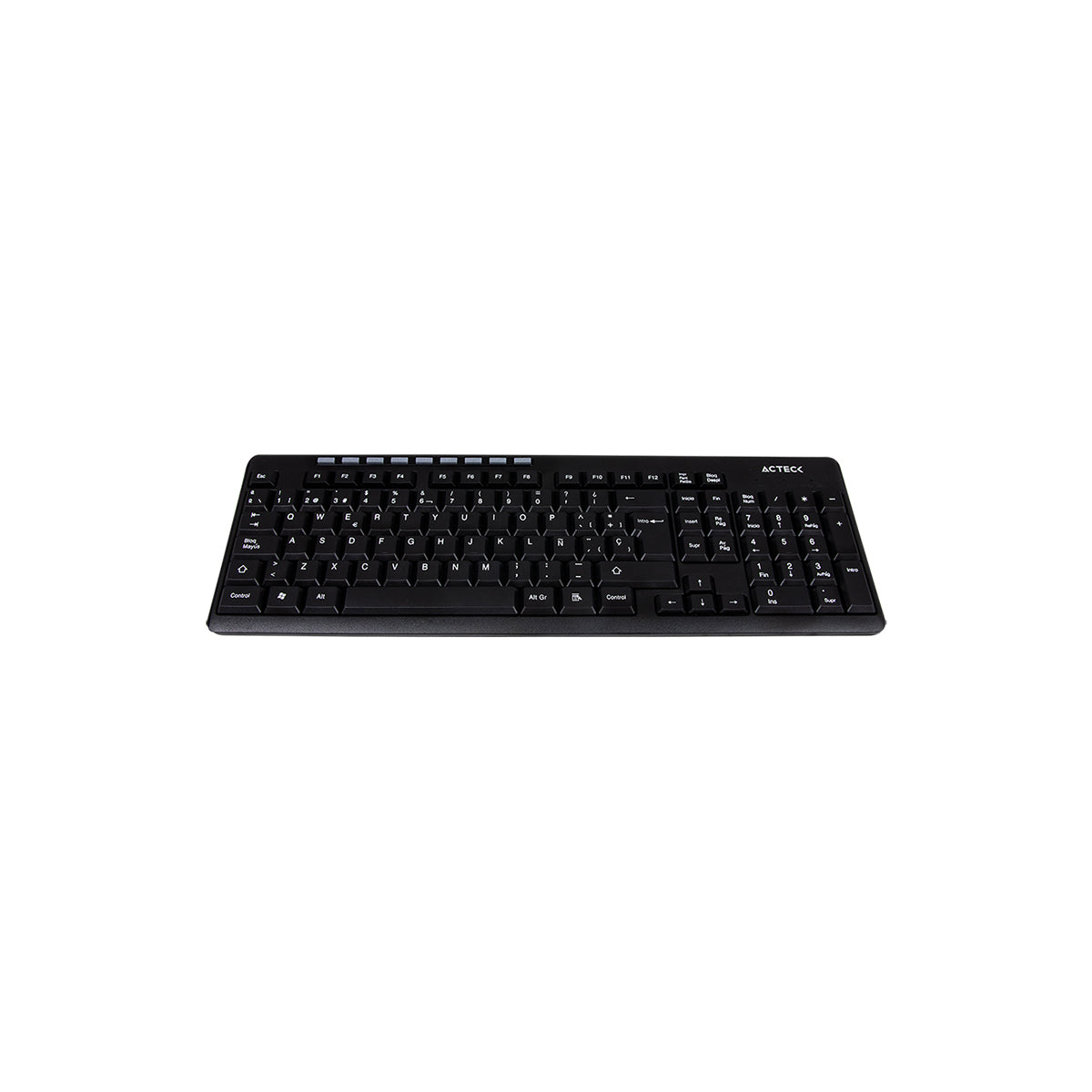 TECLADO INALAMBRICO ACTECK (AC-913973) TM100,RF USB,103 TECLAS,MULTIMEDIA,NEGRO