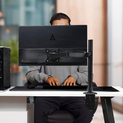 SOPORTE P/MONITOR ACTECK (AC-934596) ENFORCE ZONE SM450, 1 MONITOR, 17"-32", 9KG, VESA, NEGRO