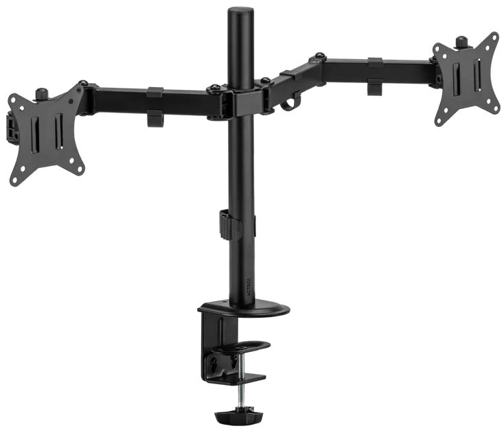 SOPORTE P/MONITOR ACTECK (AC-934602) ENFORCE ZONE SM490, 2 MONITORES, 17"-32", 9KG, VESA, NEGRO-1