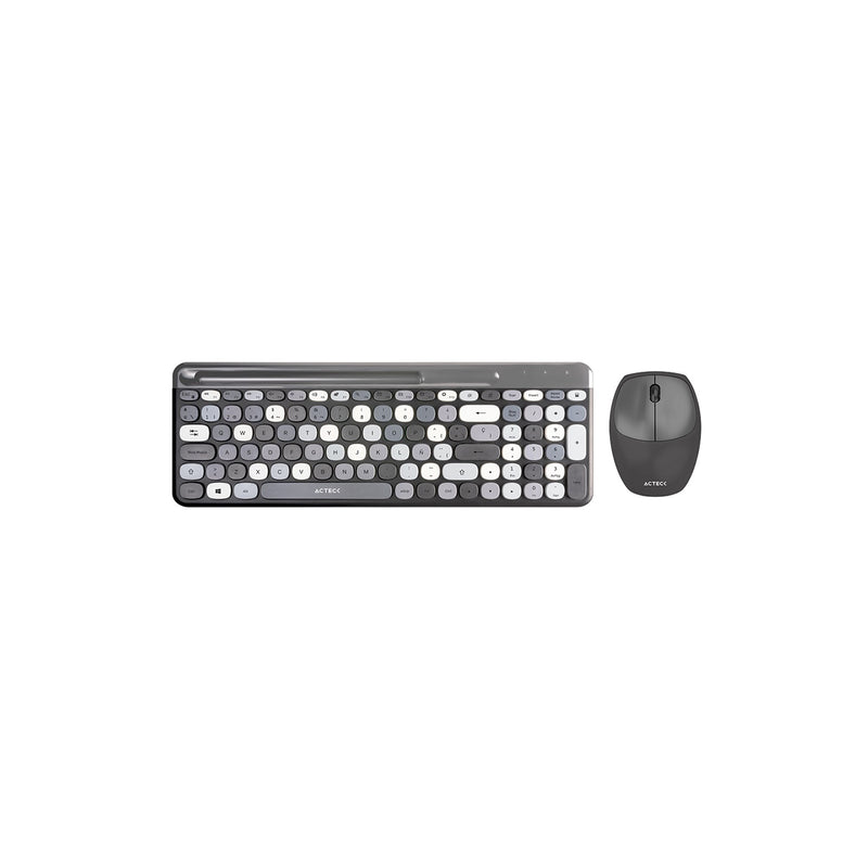 KIT TECLADO Y MOUSE INALAMBRICO ACTECK (AC-935180) CREATOR CHIC MK470,RF USB,1600 DPI,110 TEC,NEGRO-1