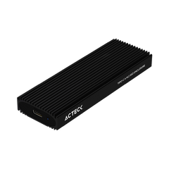GABINETE P/SSD M.2 ACTECK (AC-936453) ARMOR PRO HC660,MAX 4TB,USB 3.1-USB C,NEGRO-1