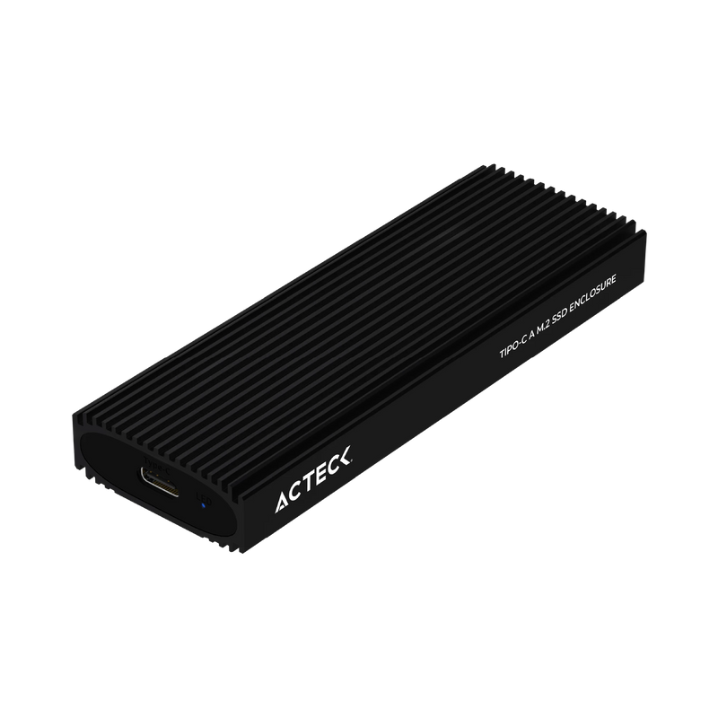 GABINETE P/SSD M.2 ACTECK (AC-936453) ARMOR PRO HC660,MAX 4TB,USB 3.1-USB C,NEGRO