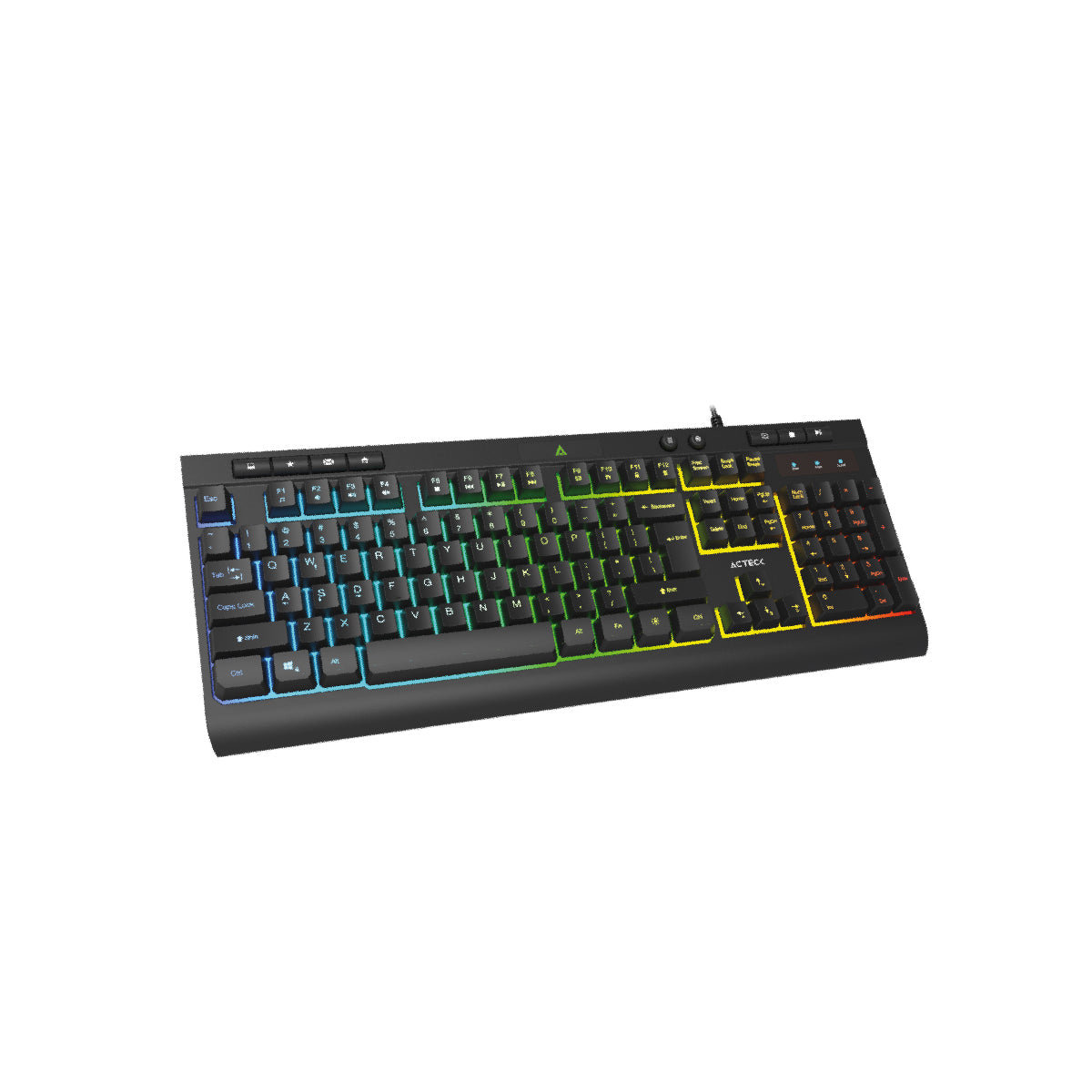 TECLADO ALAMBRICO ACTECK AUREAN PRO TA477G