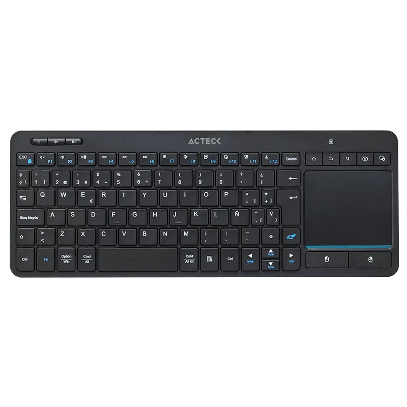 TECLADO MULTIDISPOSITIVO ACTECK (AC-939621) INSPIRE SMART TI707, MULTIMEDIA,TOUCHPAD,SMART TV