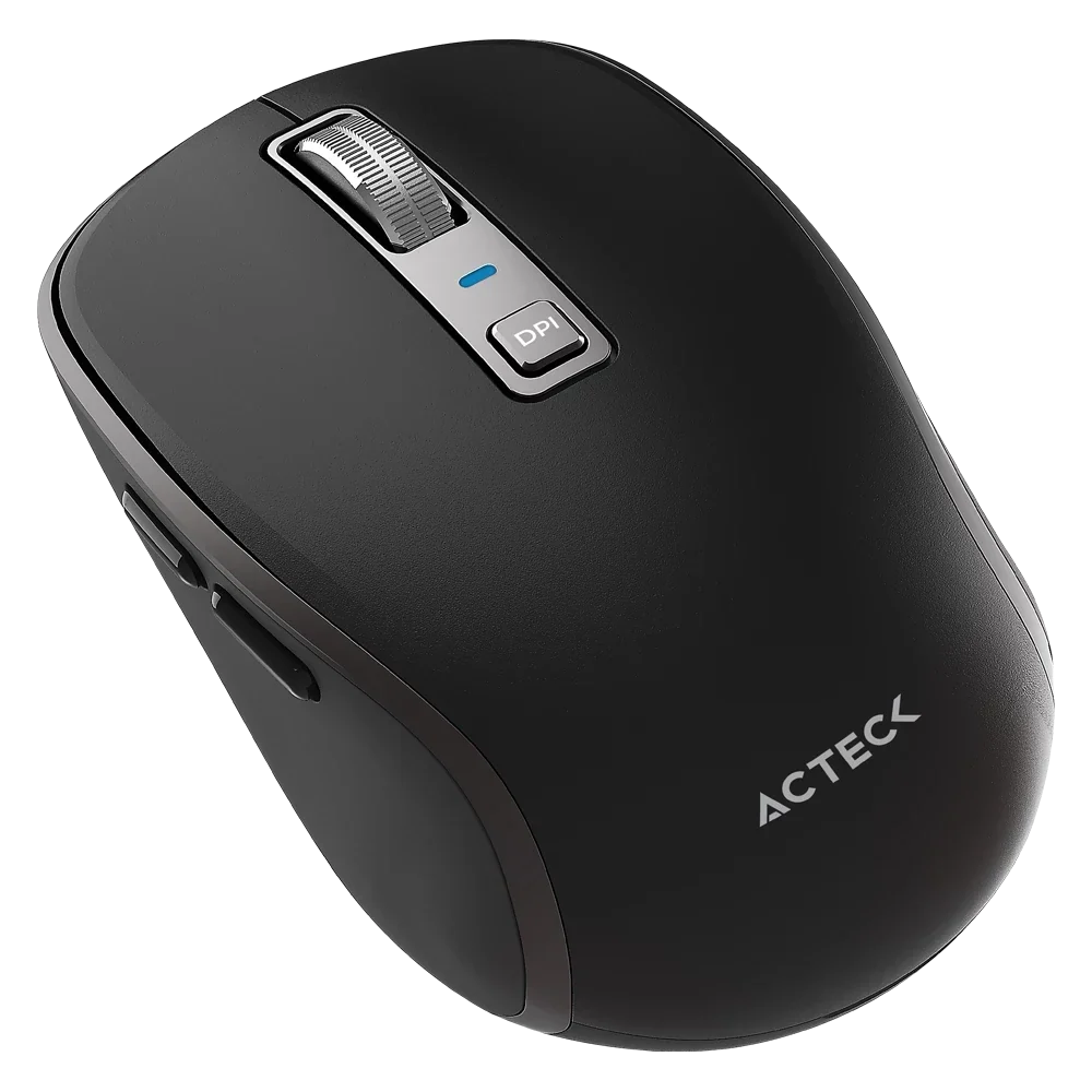 MOUSE INALAMBRICO ACTECK(AC-939591)OPTIMIZE TRIP PRO MI580,2.4GHZ+2 MODOS BLUETOOTH,1600 D