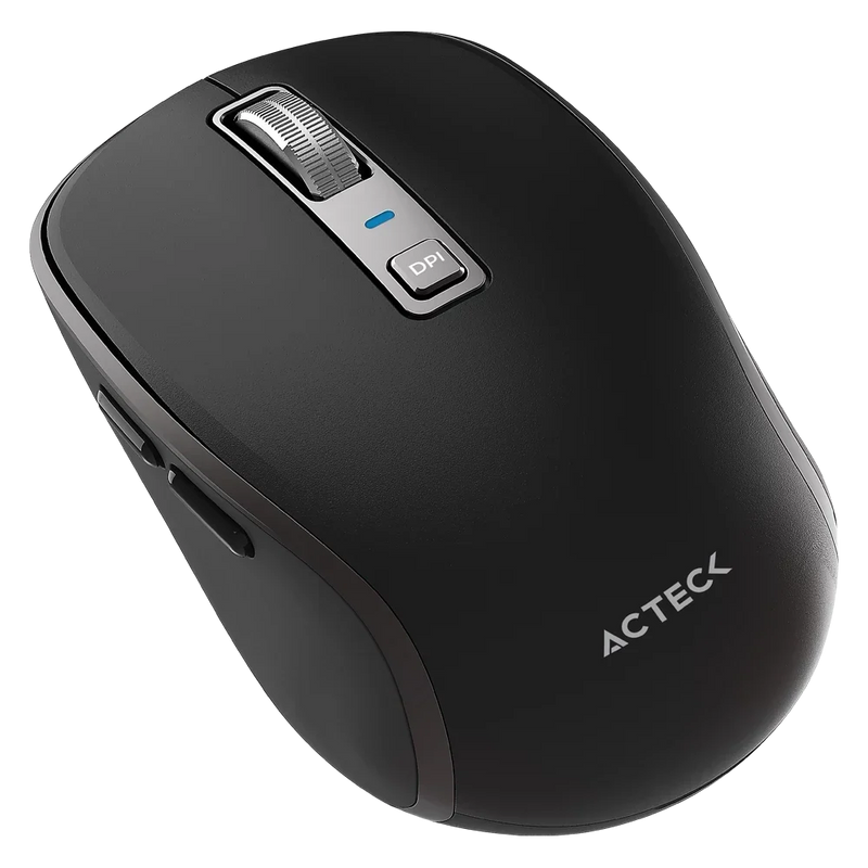 MOUSE INALAMBRICO ACTECK(AC-939591)OPTIMIZE TRIP PRO MI580,2.4GHZ+2 MODOS BLUETOOTH,1600 D