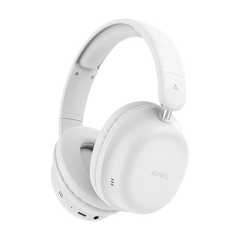 AUDIFONOS ACTECK (AC-940955)HONOUR 2PLUS HP626,INALAMBRICOS,BLUETOOTH 5.4,HASTA 25 HRS BATERIA, BLANCO