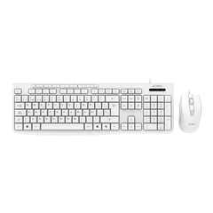 KIT TECLADO Y MOUSE ACTECK CREATOR PRIME MK455 BLANCO