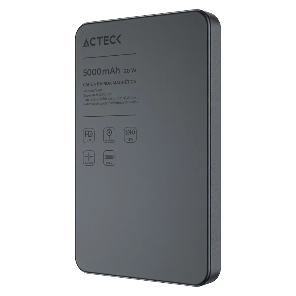 POWERBANK ACTECK ENERGON GO SLIM PRO PM50 5000MAH