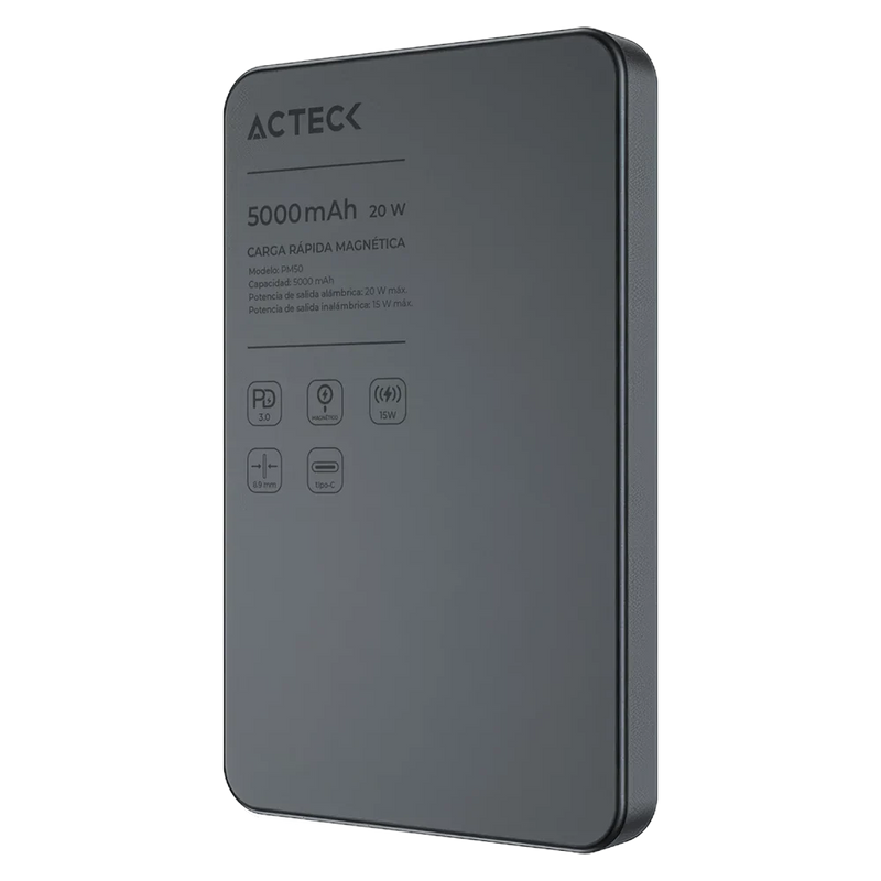 POWERBANK ACTECK ENERGON GO SLIM PRO PM50 5000MAH