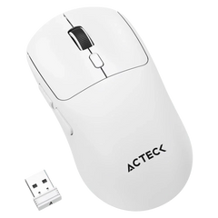 MOUSE INALAMBRICO ACTECK(AC-945653)INSTINCT CLICK MI484,HASTA 3200 DPI,2.4 GHZ+BT,6 BOTONES,RECARGALE,BLANCO