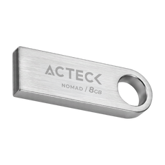 MEMORIA USB ACTECK (AC-946193) NOMAD METAL MUF-8000, 8 GB, USB 2.0, METALICA, PLATA