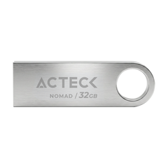 MEMORIA USB ACTECK (AC-946216) NOMAD METAL MUF-32000, 32 GB, USB 2.0, METALICA, PLATA