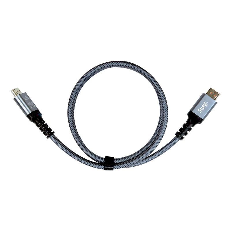 CABLE STYLOS (STACHD4B) HDMI MACHO-HDMI MACHO, 2M, 8K, NEGRO-2